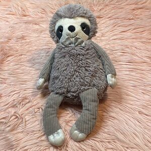 Scentsy Spiffy the Sloth Grey Scentsy Buddy Stuffed Animal Plush